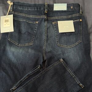 7 for all mankind Deep Indigo Kimmie Straight Jeans